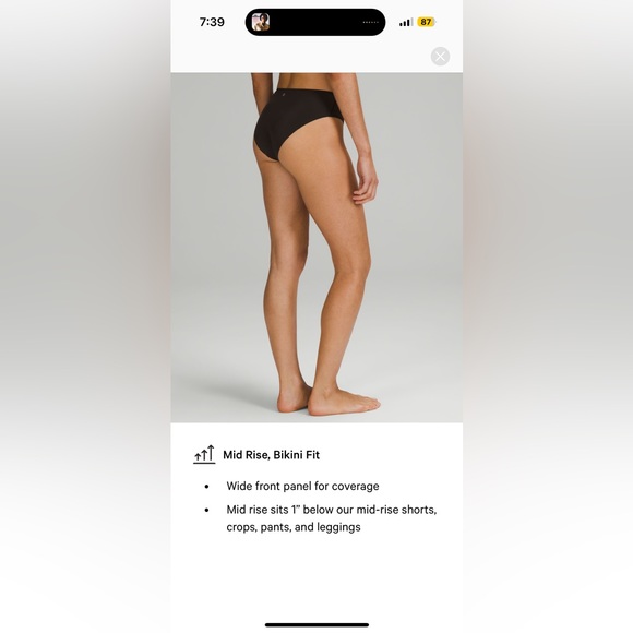 NWT Lululemon InvisiWear Mid-Rise Bikini Underwear - Picture 7 of 8